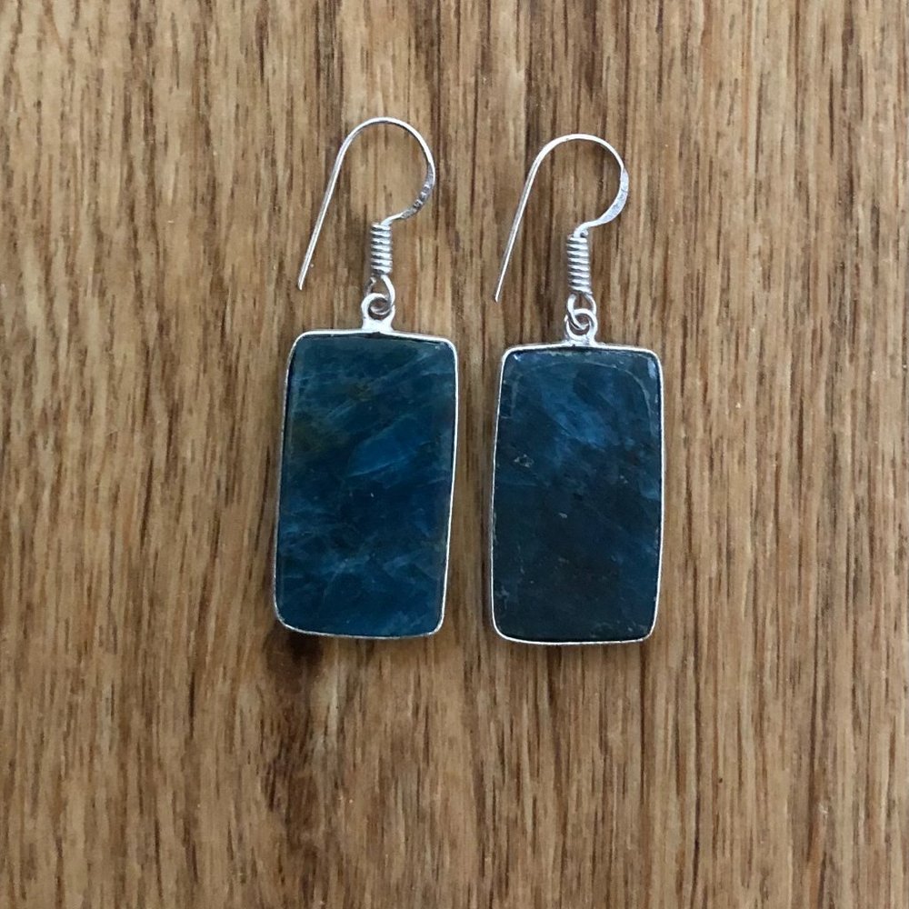 NWOT Blue Apatite Earrings